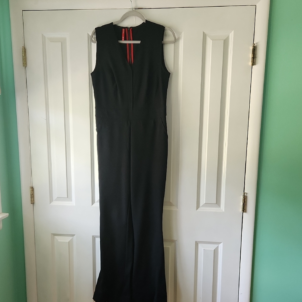SPANX Classic Black Sleeveless Jumpsuit